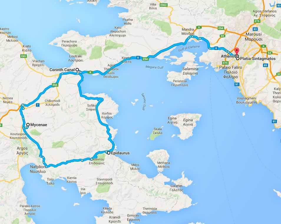 Argolis map