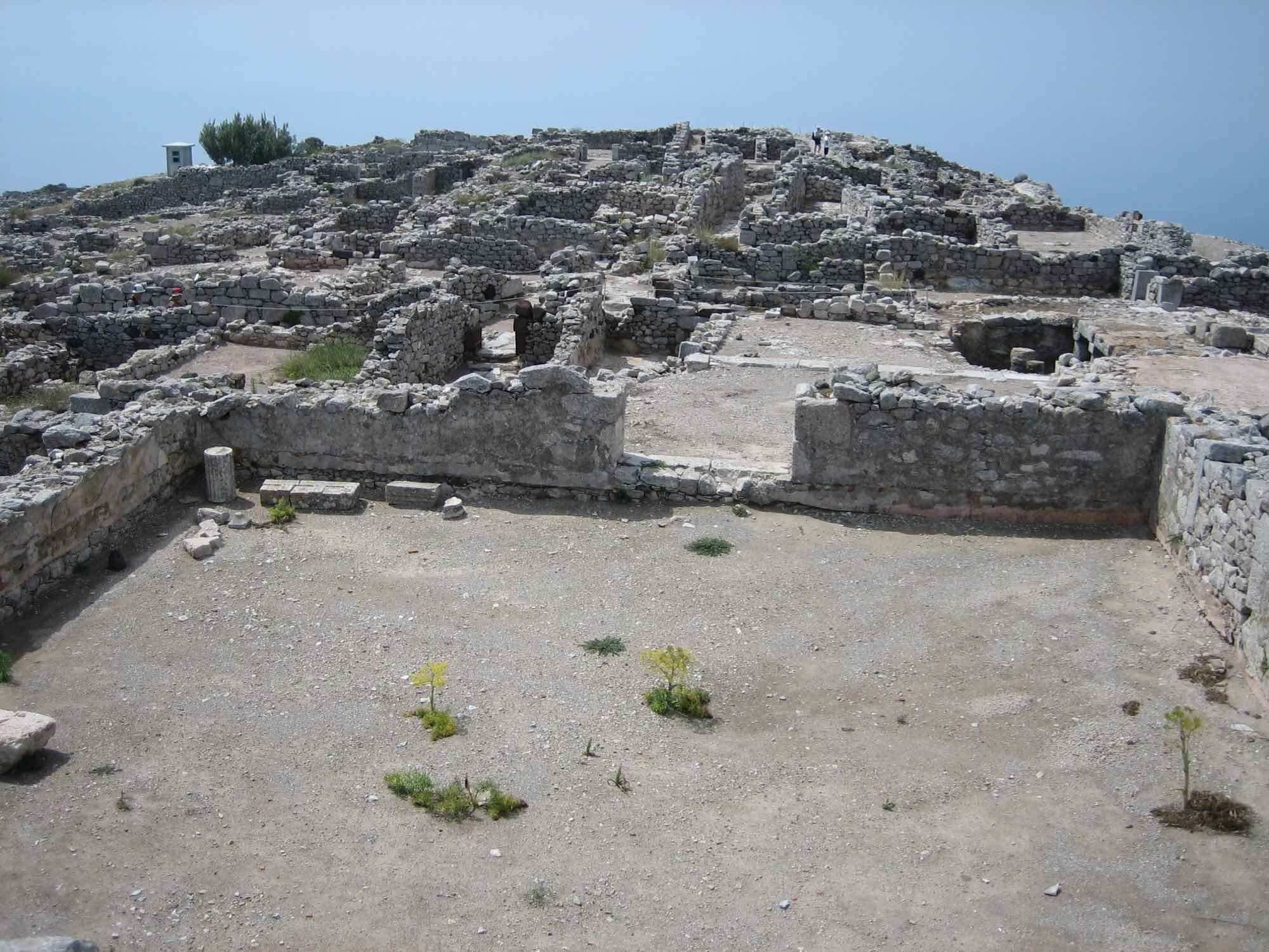 ancient thira santorin