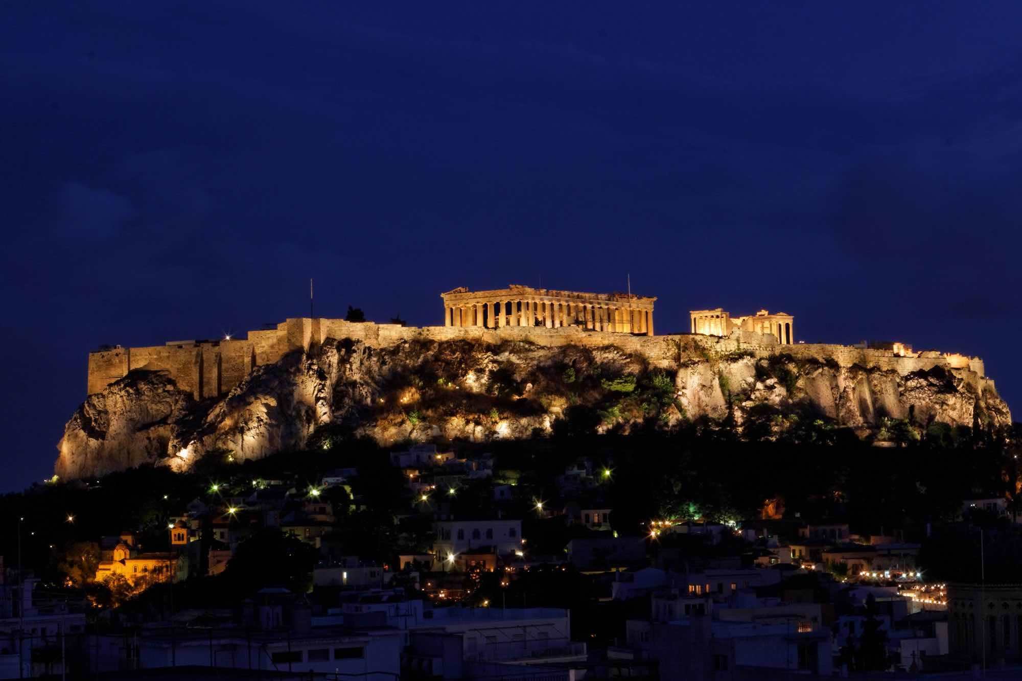 athens night