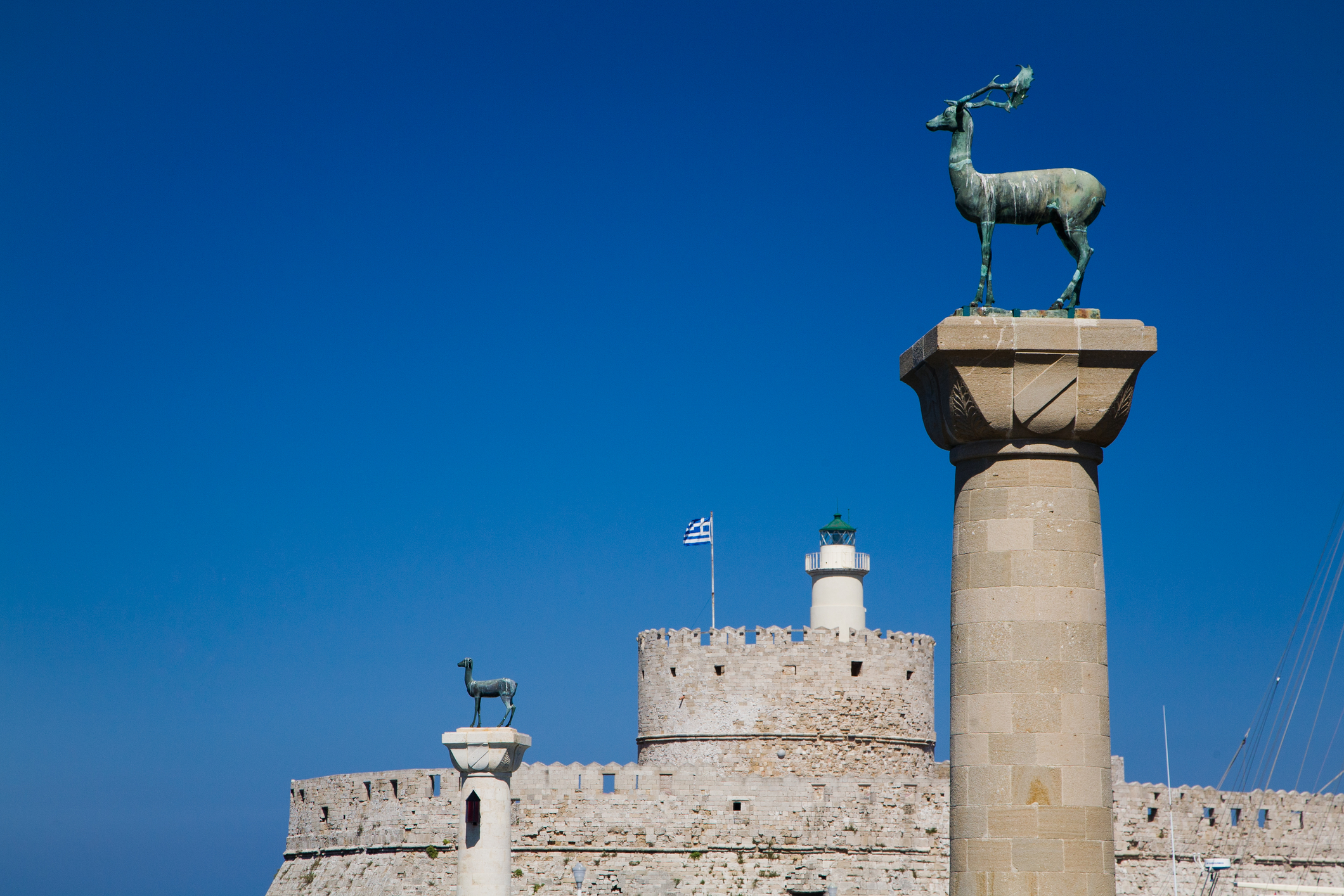 Rhodes - Harbor entrance 