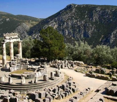 Tholos sanctuary of Athena Pronaia Delphi