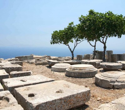 ancient thira santorini