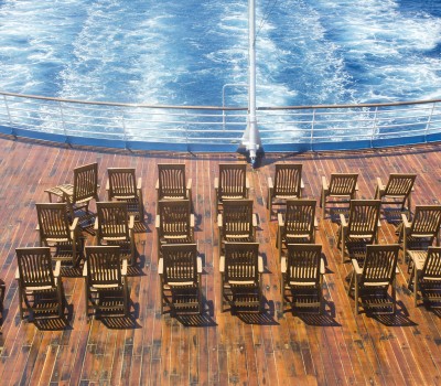 Celestyal Olympia pool with chairs