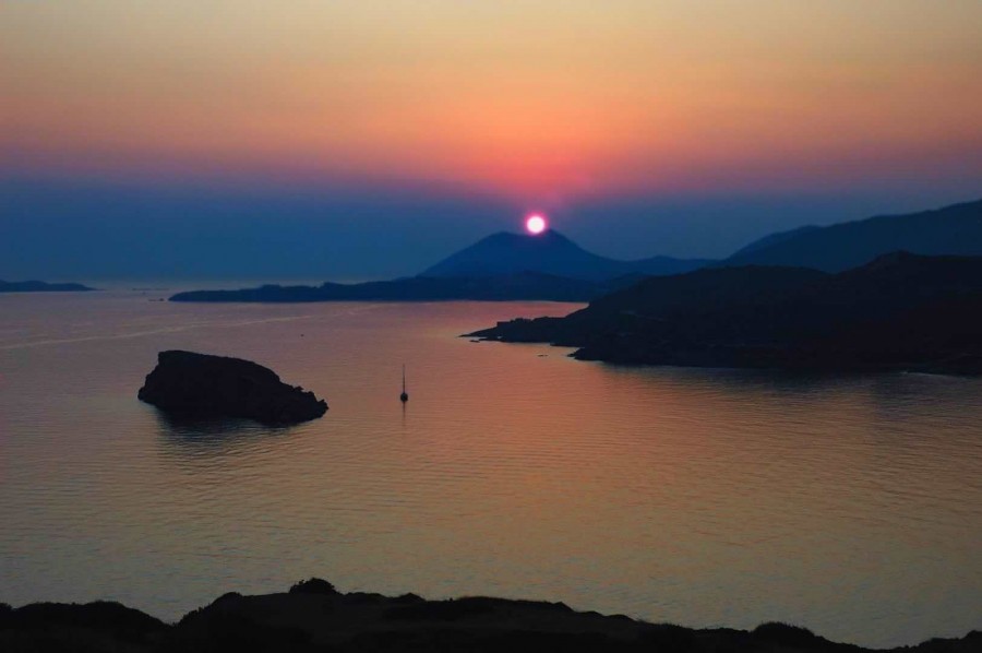 Sunset cape sounio
