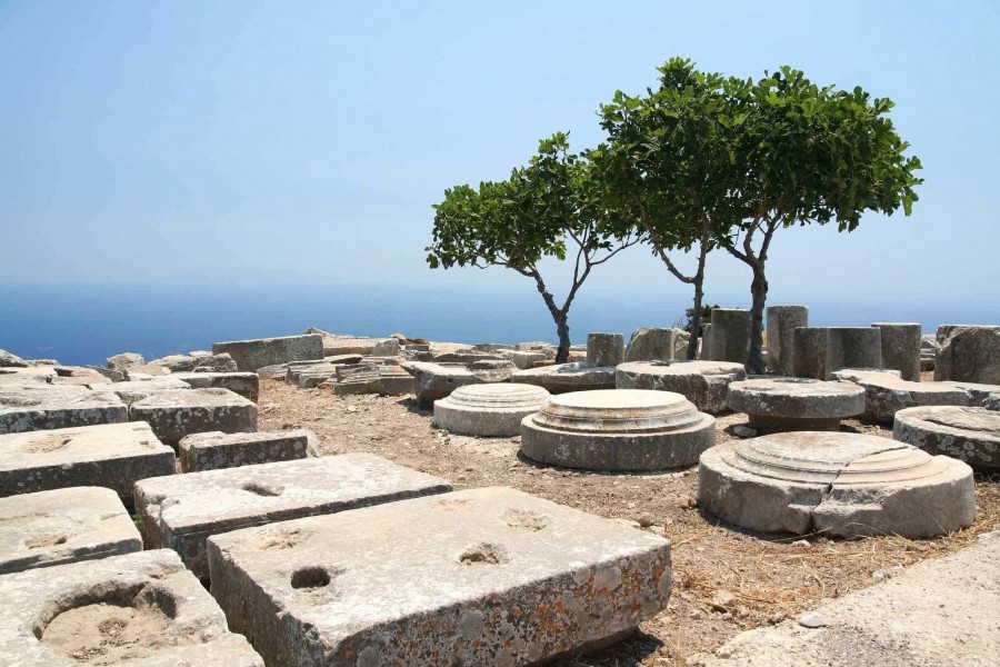 ancient thira santorini