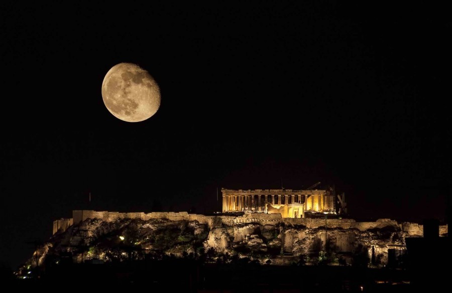 athens night